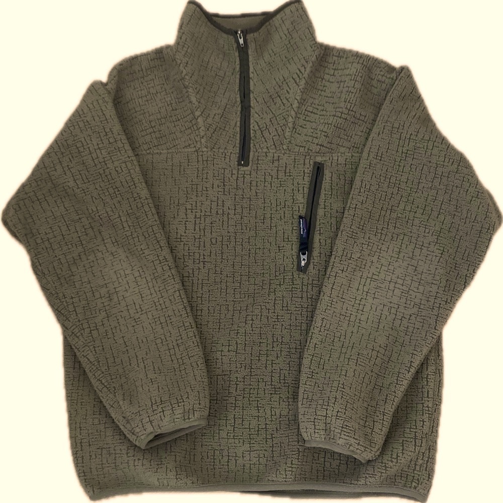 Vintage Patagonia Men’s Synchilla Better Sweater® 1/4 Zip light brown size M